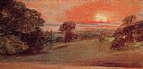 Evening Landscape at East Bergholt by John Constable